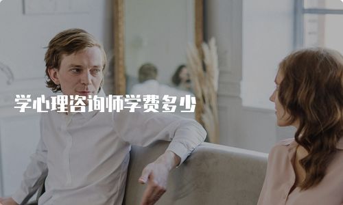 心理咨询师培训学费解析 以“挽情心理咨询”为例